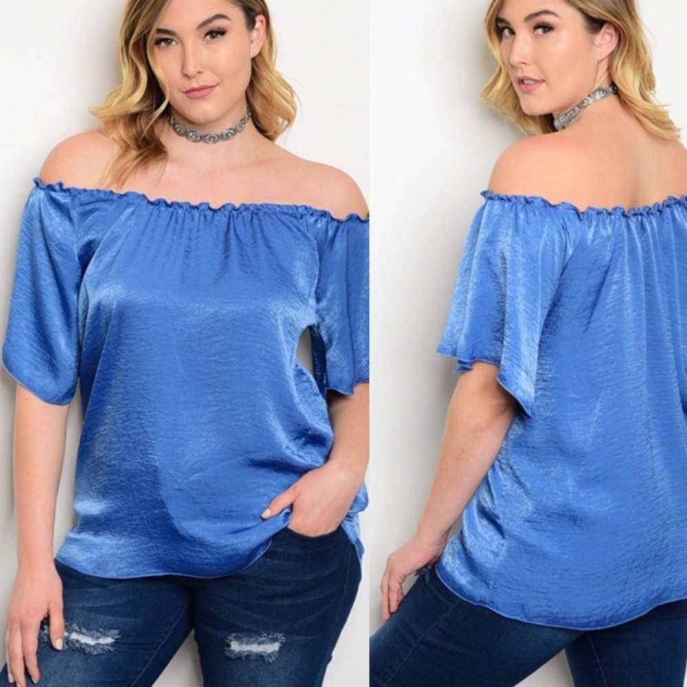 NWT Plus Size Off- Shoulder Top